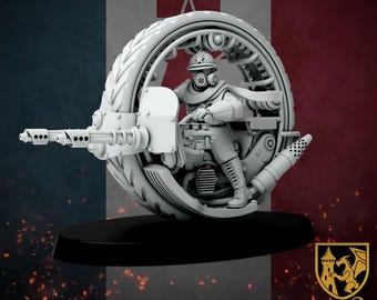 New French Republic - Monowheel Chasseurs x3 |  Golden Dragon Games
