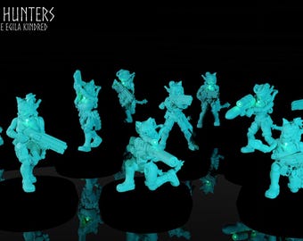 Valkyrie Hunters Miniatures • Grimdark Sci-Fi Squad • 32mm Resin Wargaming Model
