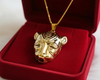 セクメト ライオン女神ペンダント 925 スターリングシルバー エジプト