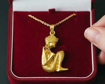 Gouden koning tut ankh-amulethanger, Egyptische heroplevingssieraden
