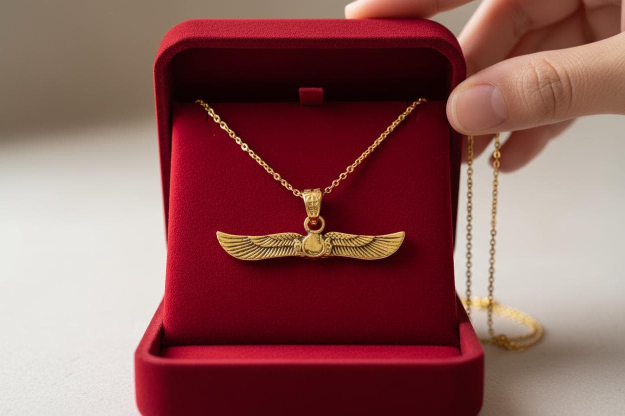 Winged sun disk - Etsy 日本