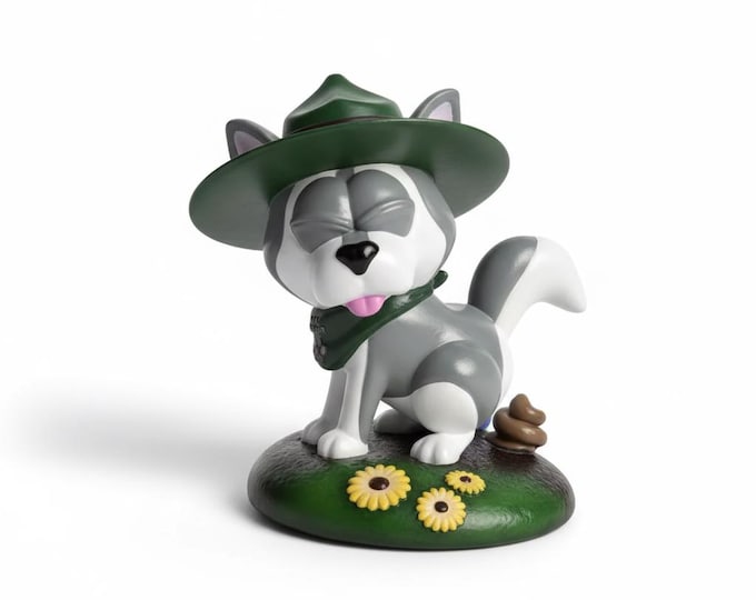 Husky Dog STL Detailed 3D Printable Model Realistic Canine Figurine For Collectors And Animal Lovers Toy for Kids STL File Only Figure STL