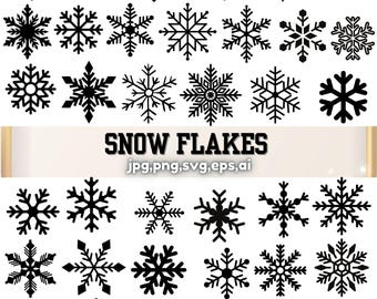 Snowflake SVG Bundle,Flake Winter Svg,Christmas Snowflake Svg,Silhouette,Glowforge,Winter SVG Snowflake File,Snowflakes for Digital