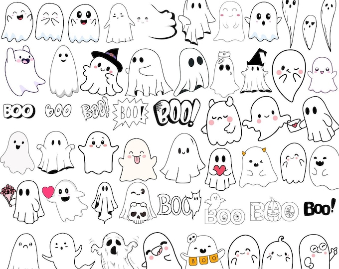 Halloween Boo Cute Ghost SVG, Boo SVG, Boo girl sublimation, Halloween sublimation, Girl Halloween Cut Files, Halloween svg