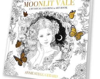 Moonlit Vale Coloring and Art Book