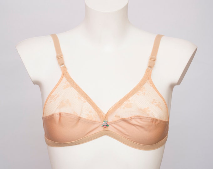 vintage bra triangle bra deadstock lingerie.