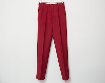 Vintage maroon pants trousers deadstock vintage