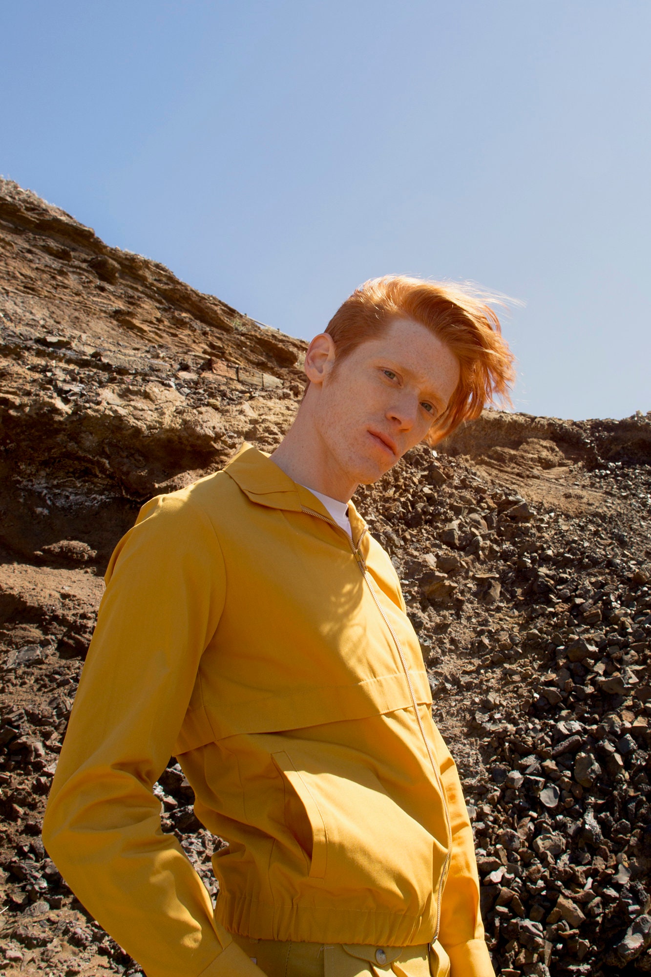 mustard summer jacket