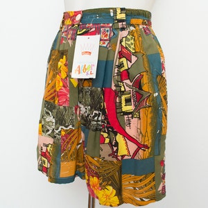 high waist Shorts Dead stock 90s Vintage Size S image 2