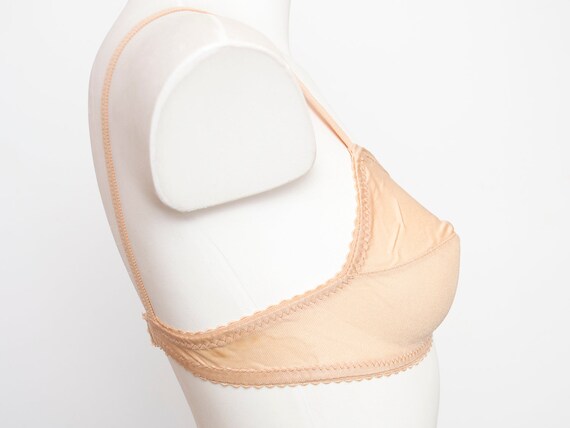 80s triangle bra dead stock Vintage nude - image 4