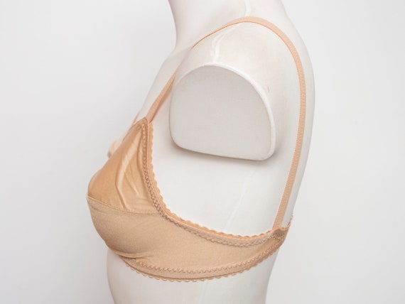 80s triangle bra dead stock Vintage nude - image 3