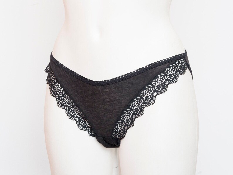 vintage black panties dead stock Vintage image 2