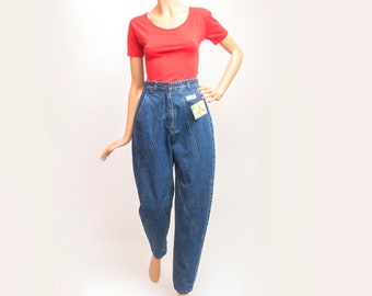 NOS Vintage 90 blue jeans high waist jeans slouchy fit