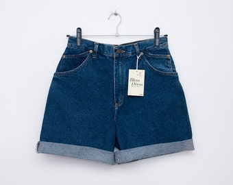 80s Dead stock Vintage Denim Shorts high waist