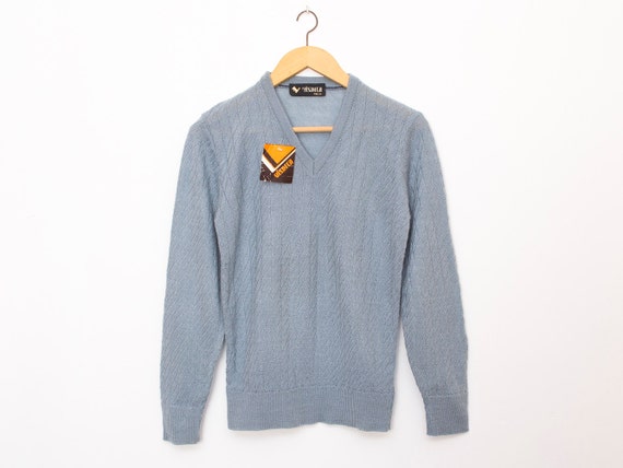 Sweater Vintage Deadtock Sweater Grey | Etsy