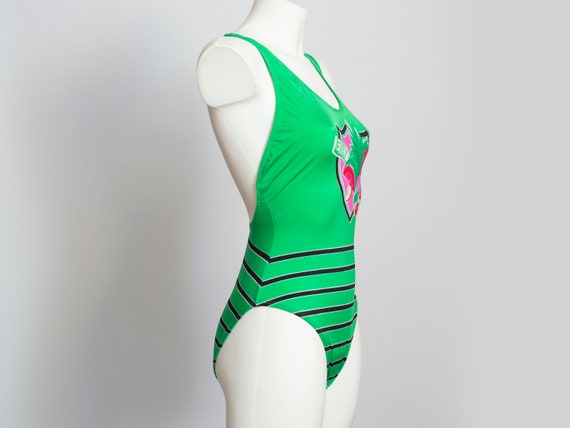 Pan Dulce Swimwear Vintage 90s Cherry Print One Piece Swimsuit Size 9/10 NWT main image 0