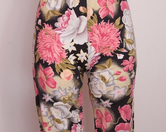 NOS Vintage Floral 90's Leggings Pants 