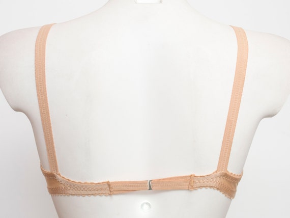 80s triangle bra dead stock Vintage nude - image 6