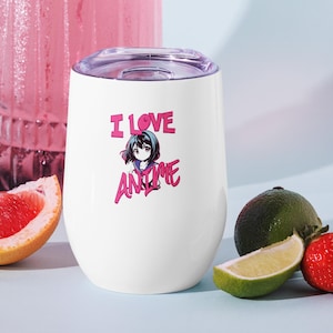 Insulated Stainless Steel Wine Tumbler with Lid: Portable Travel Mug
