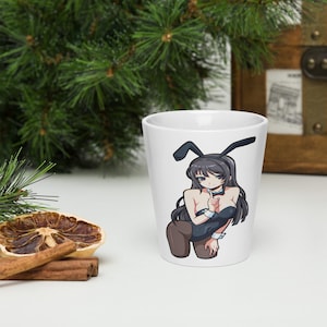 Latte Mug: Tall Ceramic Coffee Cup - Modern Cafe Style Drinkware
