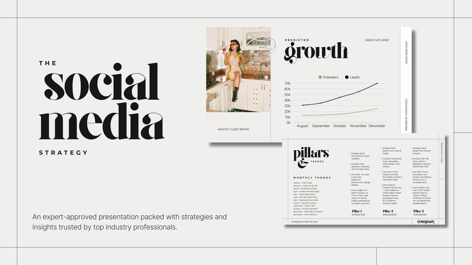 Social Media Strategy Pitch Deck | Canva Presentation for Campaign ...