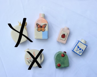 Kleine vaas voor snorharen/minibloemenvaas