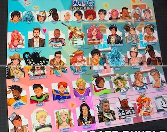 Date Everything Guess Who?! 2 BOARD BUNDLE Digital Download - Etsy