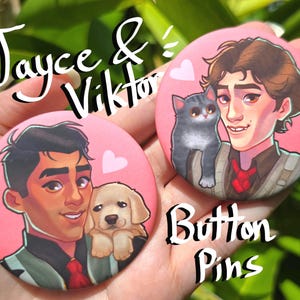 Arcane Jayvik 2.3&quot; Button pins
