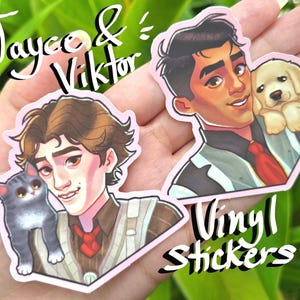 Arcane Jayvik 3&quot; Vinyl Stickers
