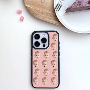 Coque de téléphone personnalisée avec photo de bébé pour iPhone 16, iPhone 15 Pro Max, coque personnalisée avec prénom pour iPhone 14 13 12 Mini Pro Max, coque de téléphone personnalisée