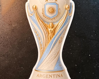 Sticker Trofeo Argentina 2026 | Sticker Impermeable Laminado | Selección Argentina | Decoración para Mate, Termo, Notebook y Planner | Regal