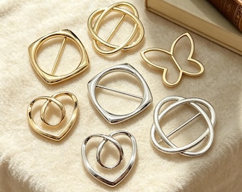 Scarf Loop Fasteners, Adjustable Hem Clips, Garment Fasteners, Shirt Hem Clips, Women's Gifts