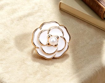 Naadloze camellia-knopen, jeanstaillebanden, gebloemde kledingsluitingen, Moederdagcadeaus