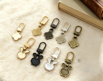 Vintage Zipper Head Replacements, Handbag Zipper Repair Kits, Antique Brass, Brass Metal Zippers