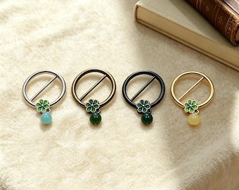 Vintage Metal Scarf Loops, Hem Clips, No-Seam Waist Clips, Garment Accessories, Gifts for Mothers