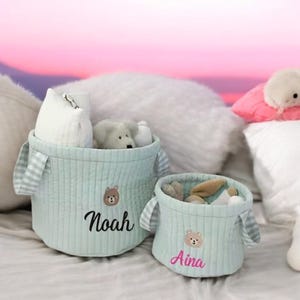 Personalisierter Aufbewahrungskorb, Spielzeugkorb für Haustiere, Babyparty-Geschenke, Kinderzimmerdeko, Babygeschenke, Urlaubsgeschenk 2024