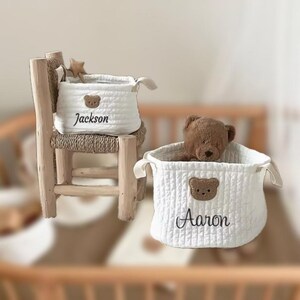 Personalisierter Aufbewahrungskorb, Spielzeugkorb für Haustiere, Babyparty-Geschenke, Kinderzimmerdeko, Babygeschenke, Urlaubsgeschenk 2024