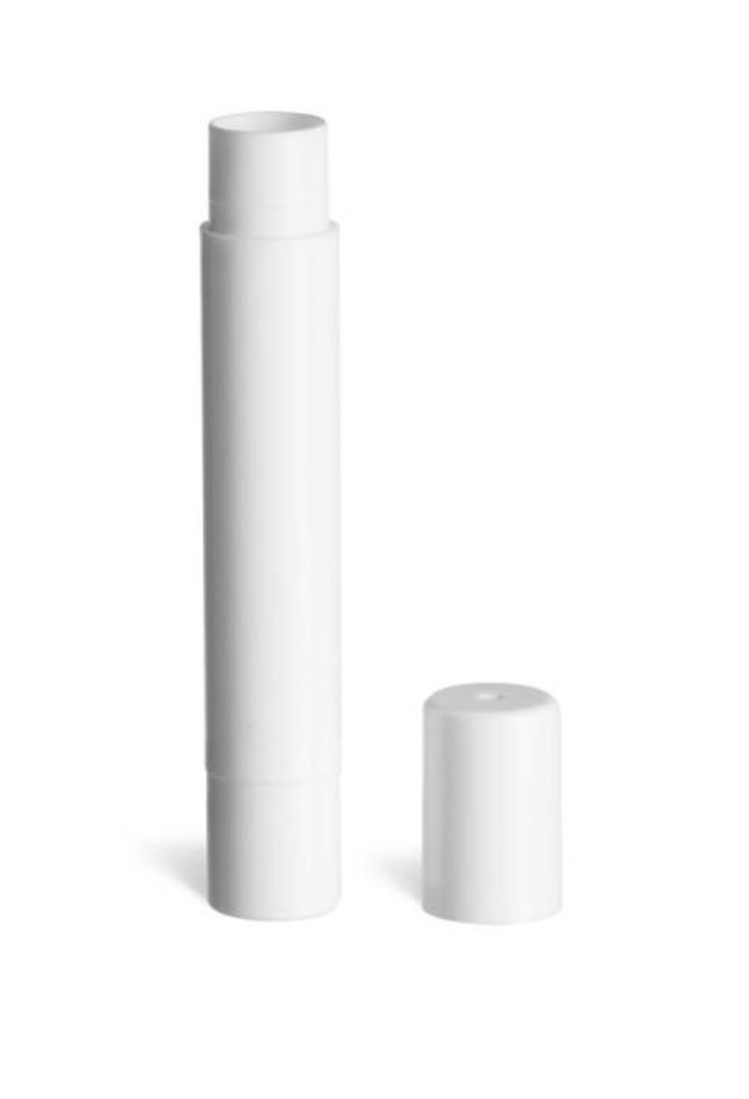 10 WHITE Slim Line Lip Balm Tubes W/caps - .07 Oz - Etsy