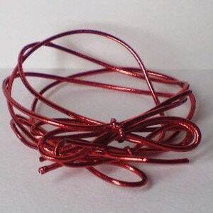 25 - 10&quot; Red Stretch Loops - Packaging - Gifts - Bow