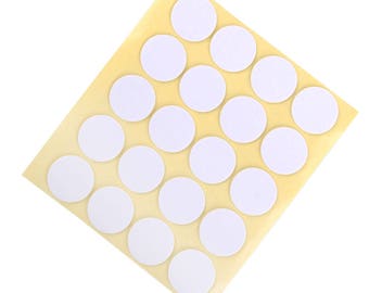 40 Wick Stickers - 20 mm Stickums - Tabs- Use with wicks to secure to bottom of container
