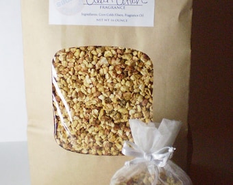 SPECIAL - 2.5 lbs Unscented Aroma Sachet Filling - Natural Corn Cob Fibers