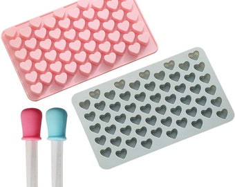 Mini Heart Silicone Mold - Ice Cubes, Tarts, Candy and more