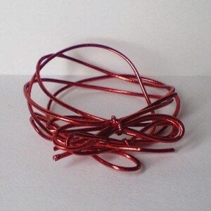 25 - 6&quot;  Red Stretch Loops - Packaging - Gifts - Bow
