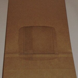 Ten 10 1 lb Kraft Window Bags for Coffee, Baked Goods, Tarts, Etc image 2