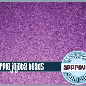 Purple Jojoba Beads, 1/2 oz