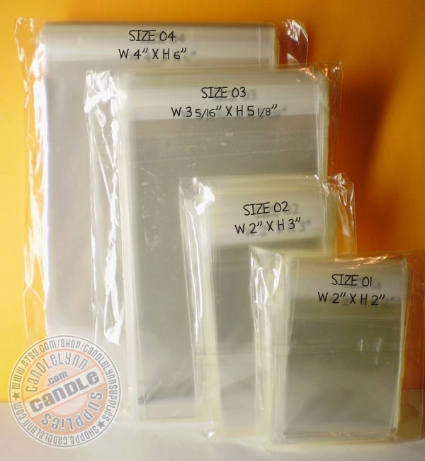 50x Clear Plastic Self Adhesive Seal Bag 8x12cm Cello 