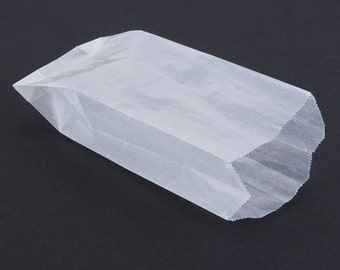 50 Glassine Bags - 3"x 1.5"x 6.75" -  Baked Goods, Gifts, Etc