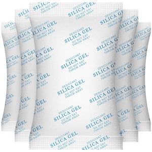 5 Gram Food Grade Silica Gel Packs, Moisture Absorbers, Desiccant for Storage, Food Safe, Moisture Storage Control
