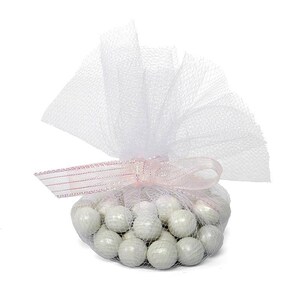 10 - WHITE 9&quot; Tulle Circles - Party favors, jewelry, corsages, bouquets, rice bags, bows and more!