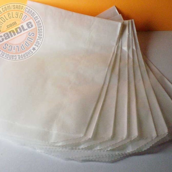 100 Translucent Flat Glassine Bags - 4 3/4 x 6 5/8 -  Baked Goods, Gifts, Etc